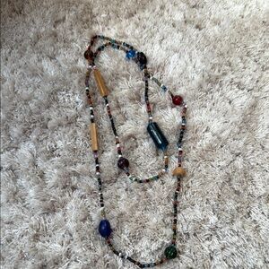 Colorful Vintage  Beaded Necklace